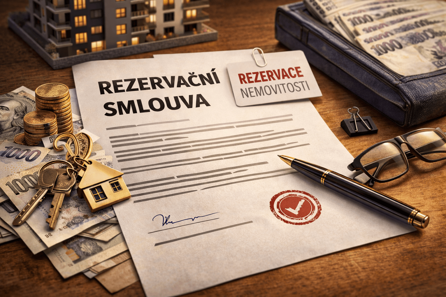 Rezervační smlouva: Co to je a proč se bez ní neobejdete?