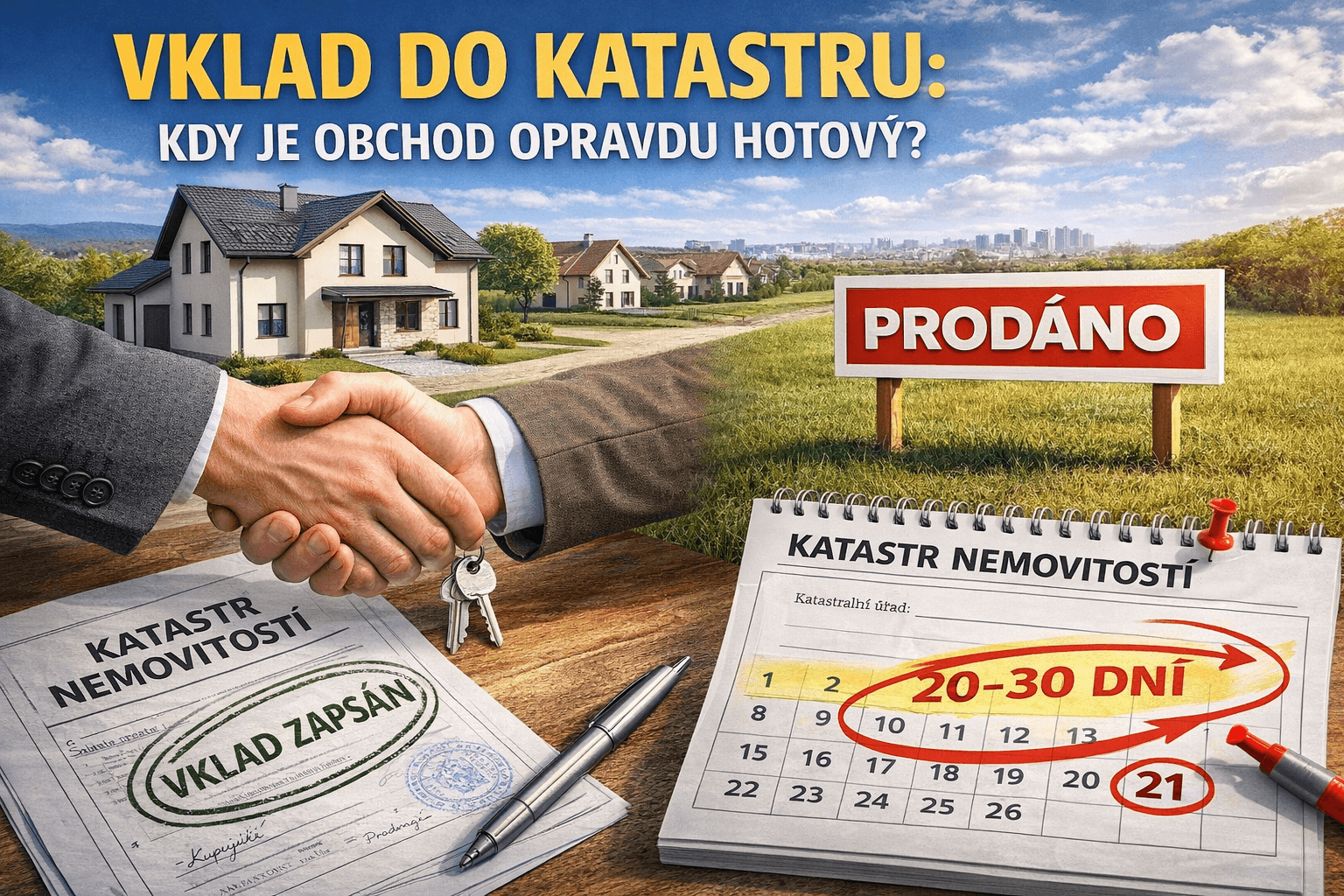 Vklad do katastru: kdy je obchod opravdu hotový